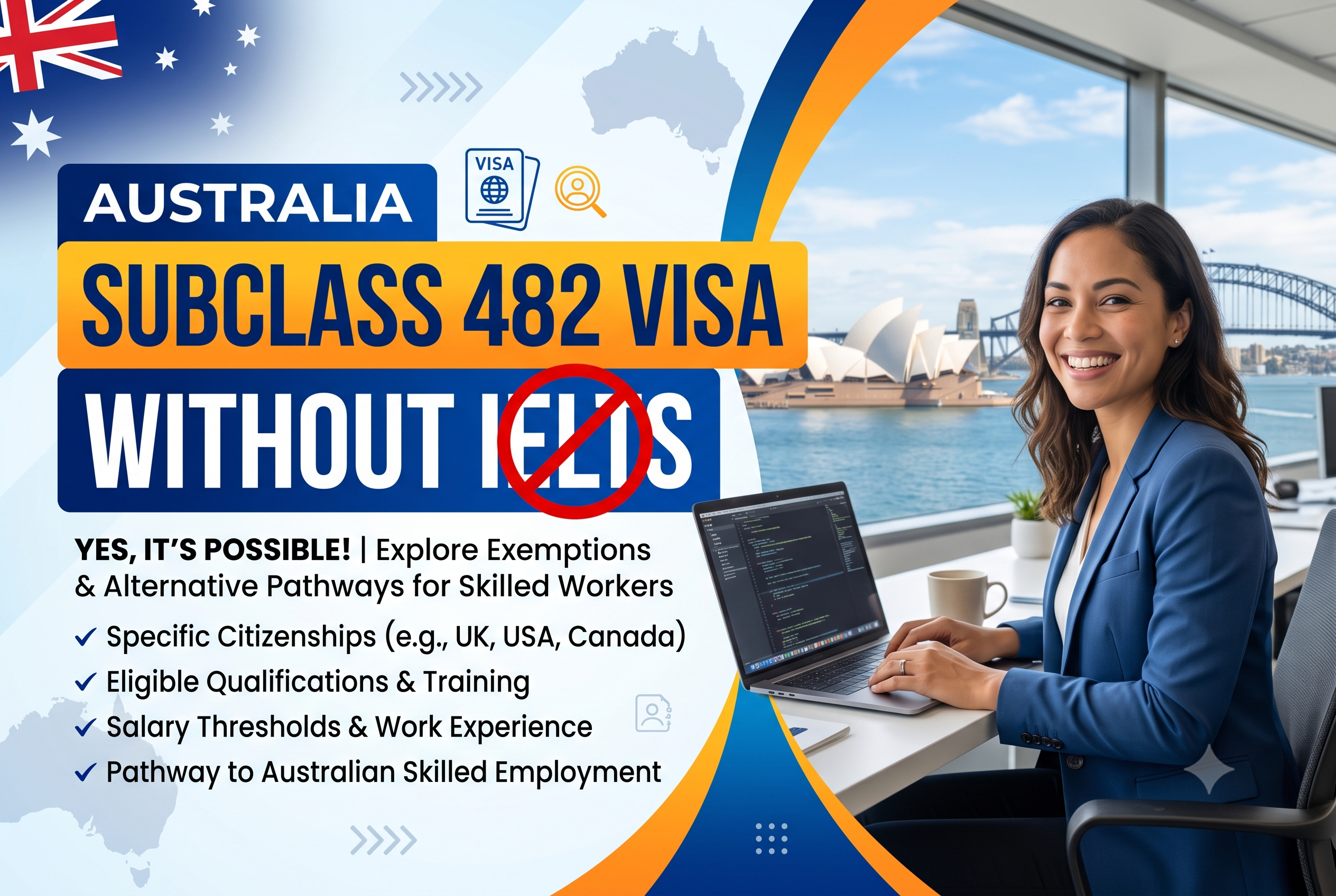 Subclass 482 Visa Australia Without IELTS