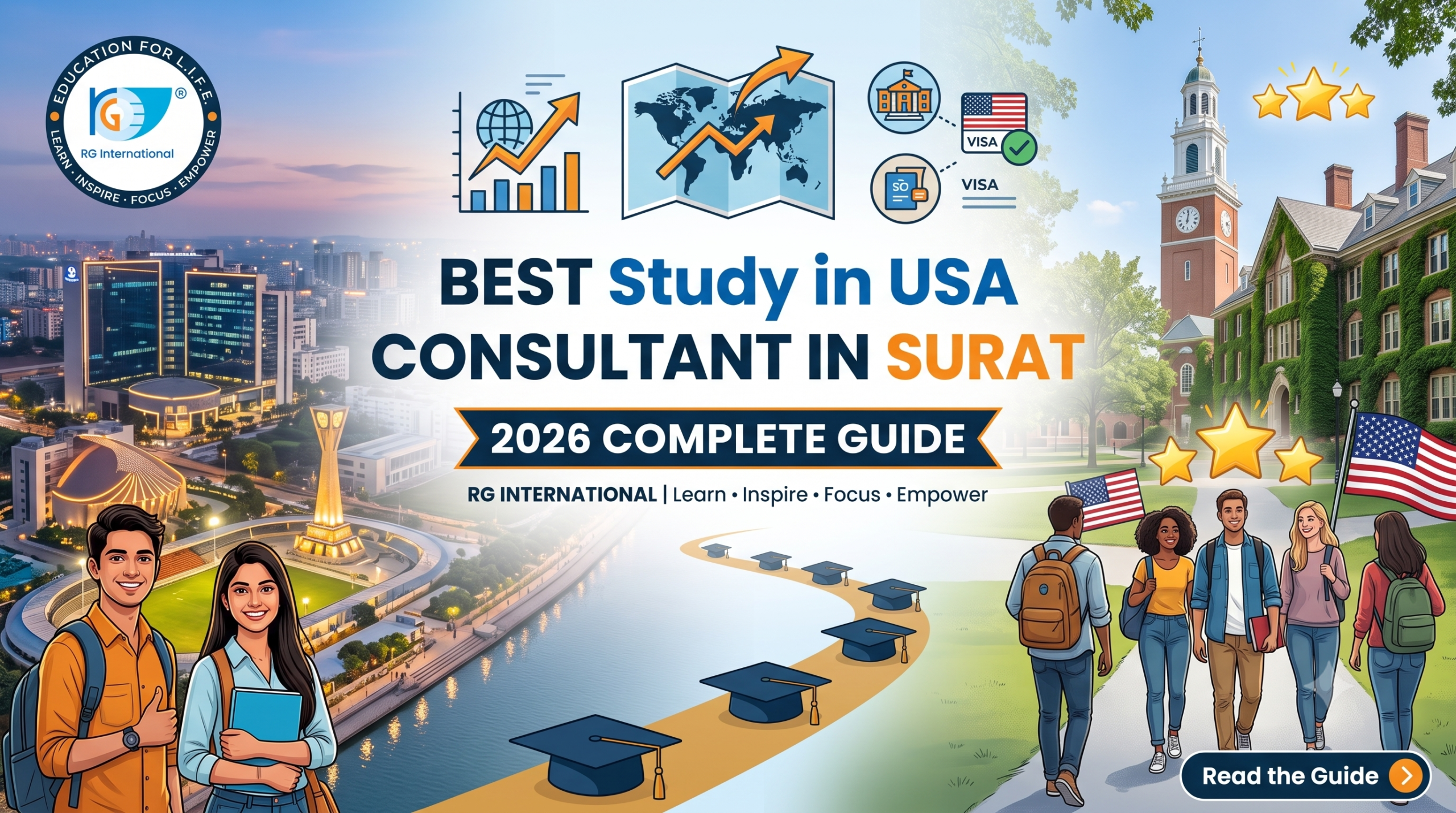 Best Study in USA Consultant in Surat | 2026 Guide