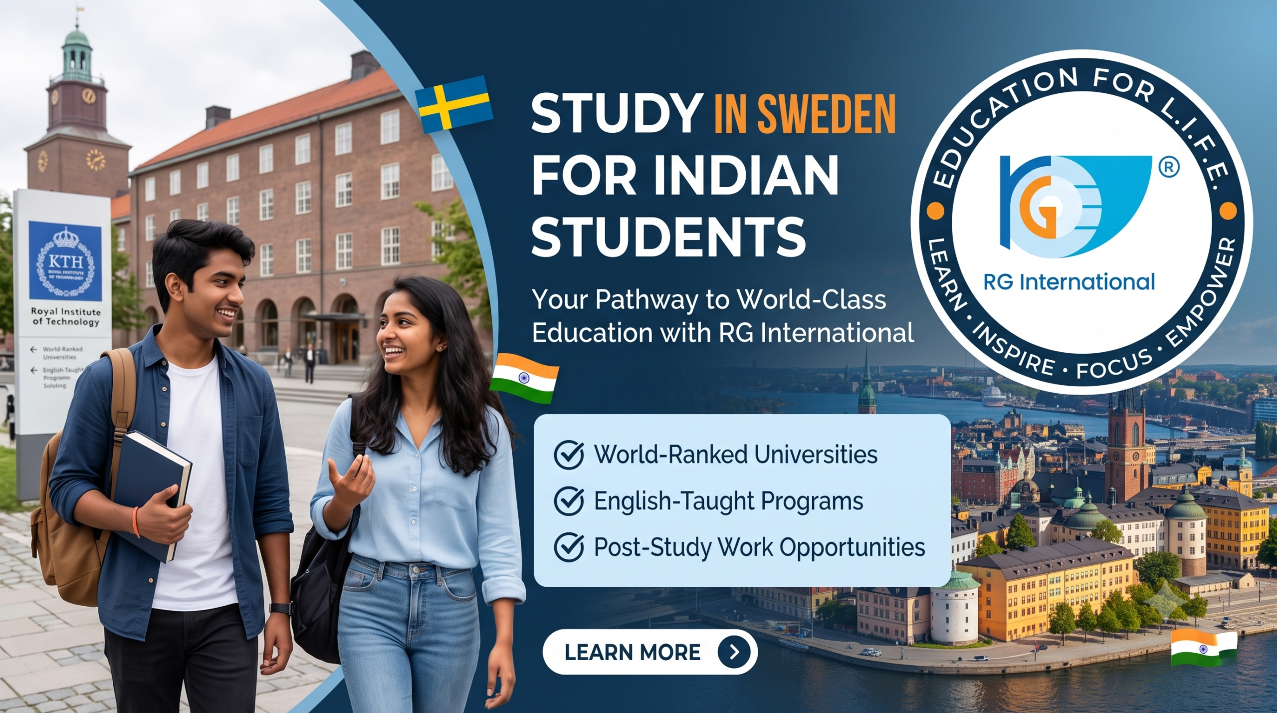 study in sweden for indian students